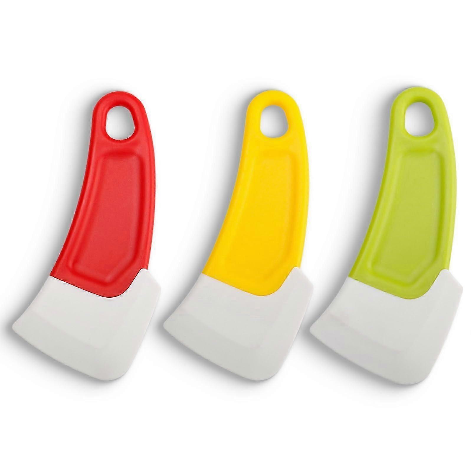 Silicone Kitchen Scraper Set 3-Piece Non-Scratch Utensils