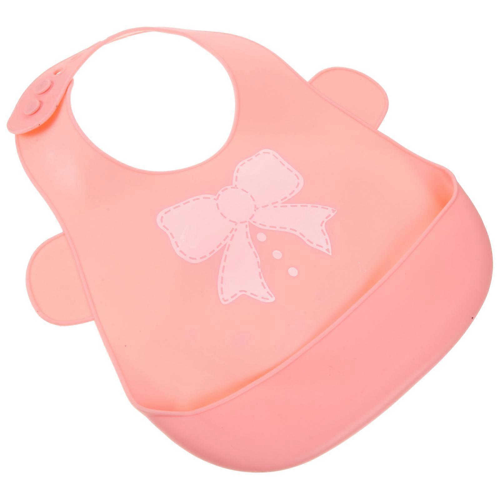 Waterproof Silicone Baby Bib Feeding Bib for Home Use One Piece Durable
