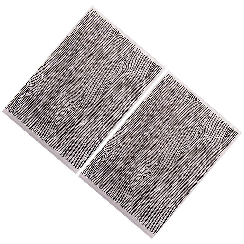 Embossing Dies Plastic Template for Decoration 2Pcs DIY Bump Stencil