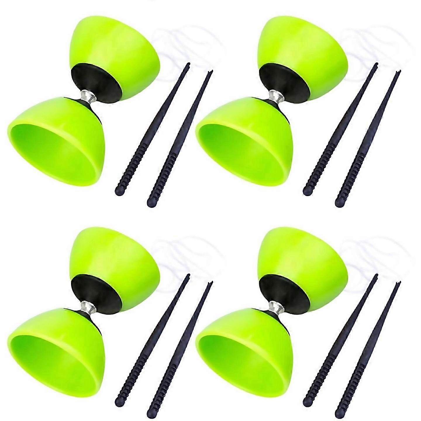 For Doubleheaded Shaking Rod Diabolo Green