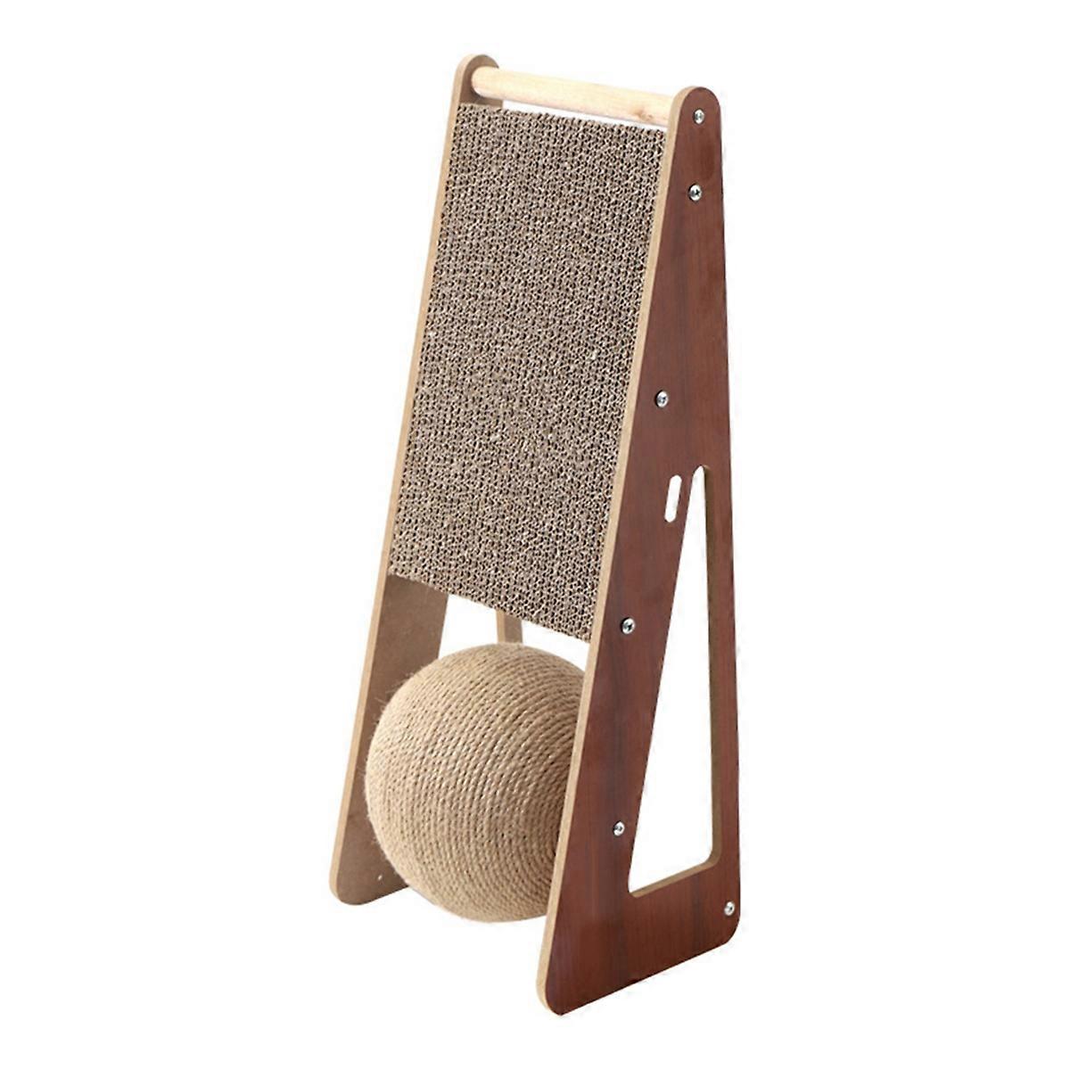 Cat Scratching Board Tripod Type Detachable 3 in 1 Scratching Post