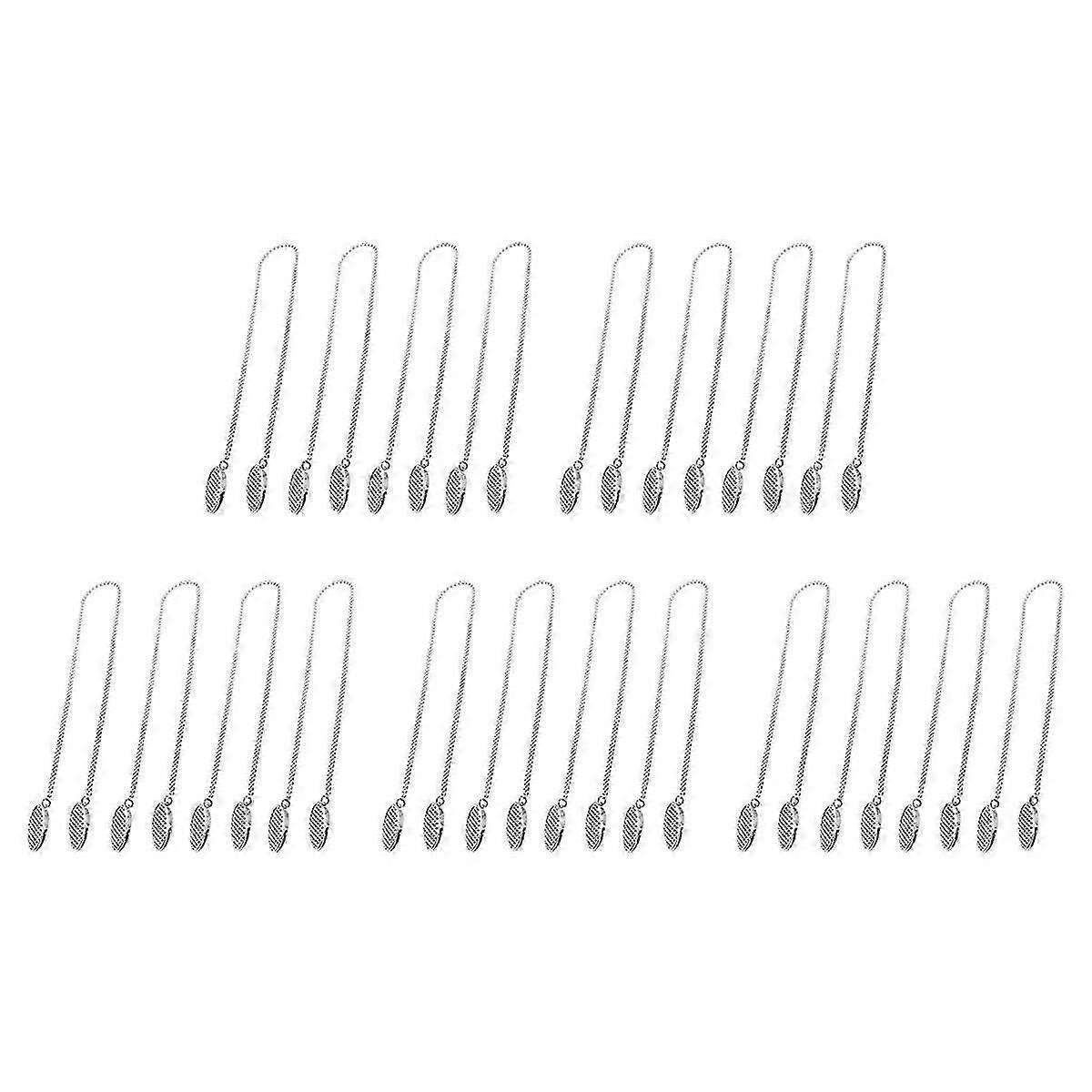 20 قطعة منديل سلسلة منديل حامل منديل مقاطع سلسلة مرنة الحبل الرقبة حزام لكبار السن