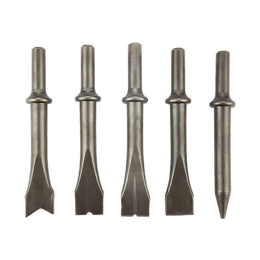 5pcs Air Hammer Chisel Set Pneumatic Hammer Bit Set for 150/190/250 Air Hammer