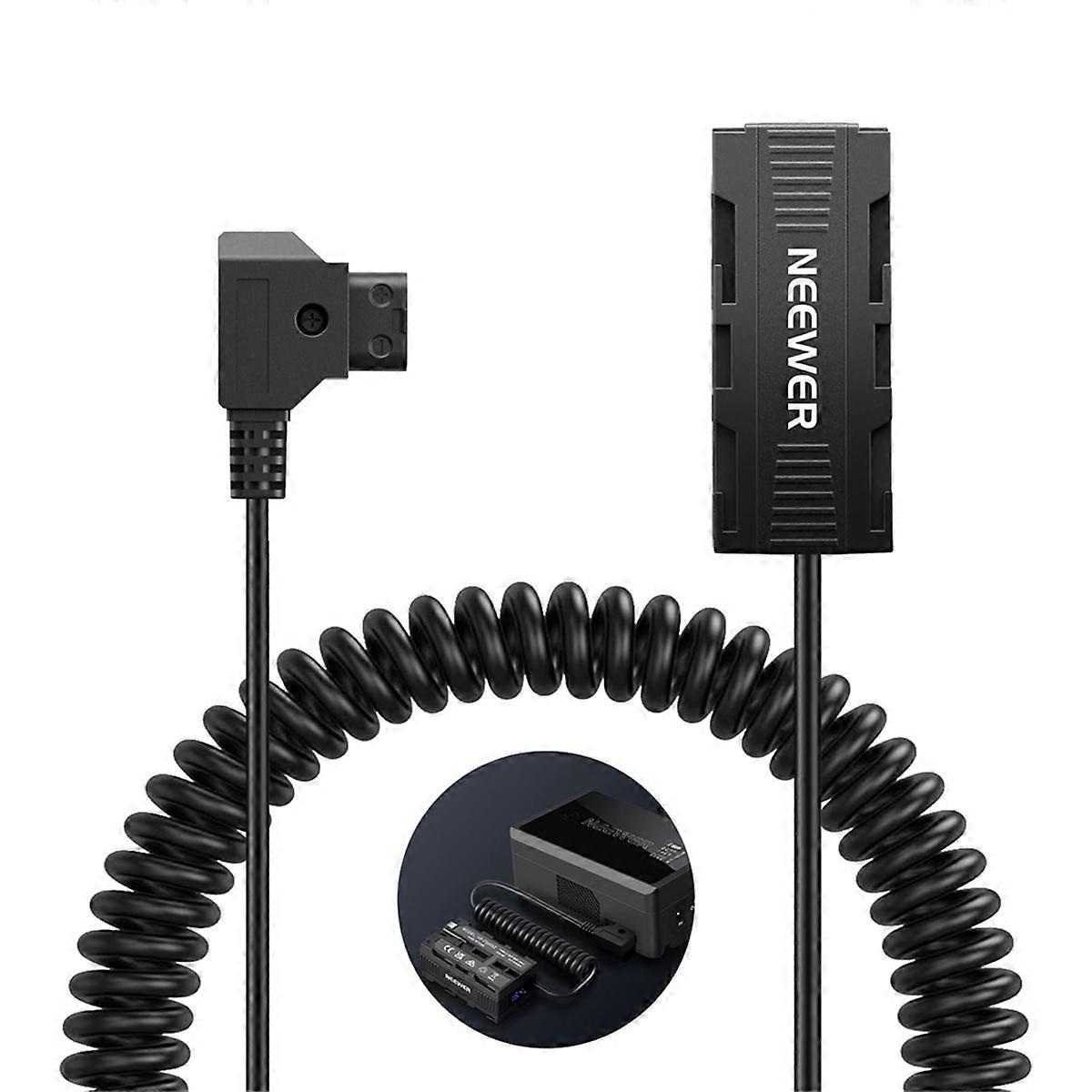 -F550X2 Dual Side Dummy Battery Adapter with Display for //Shinobi/Monitors// NP-F970/750