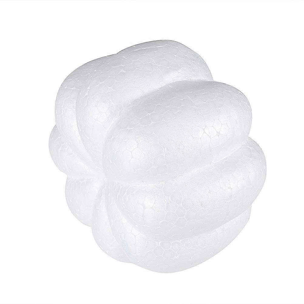 1Set Set of White Pumpkin Mold for Decoration Handmade Foam Pumpkins