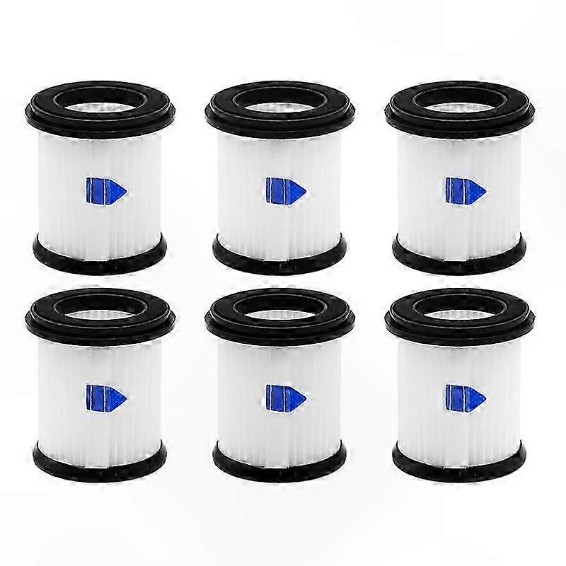 6-Pack HEPA and Mesh Filters for Cordless Vacuum Cleaner Models N5S S6T S6P Pro Replacement Parts