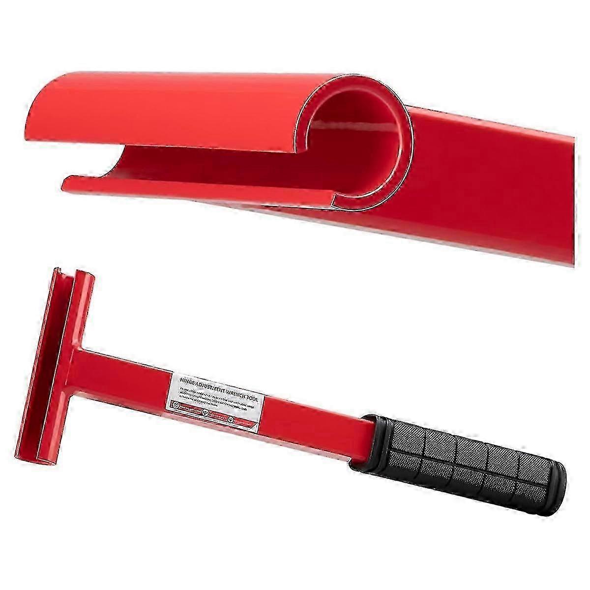 Door Hinge Adjustment Tool – Long Handle Wrench For .134 Gauge Commercial Door Hinges, Heavy-Duty Iron Construction