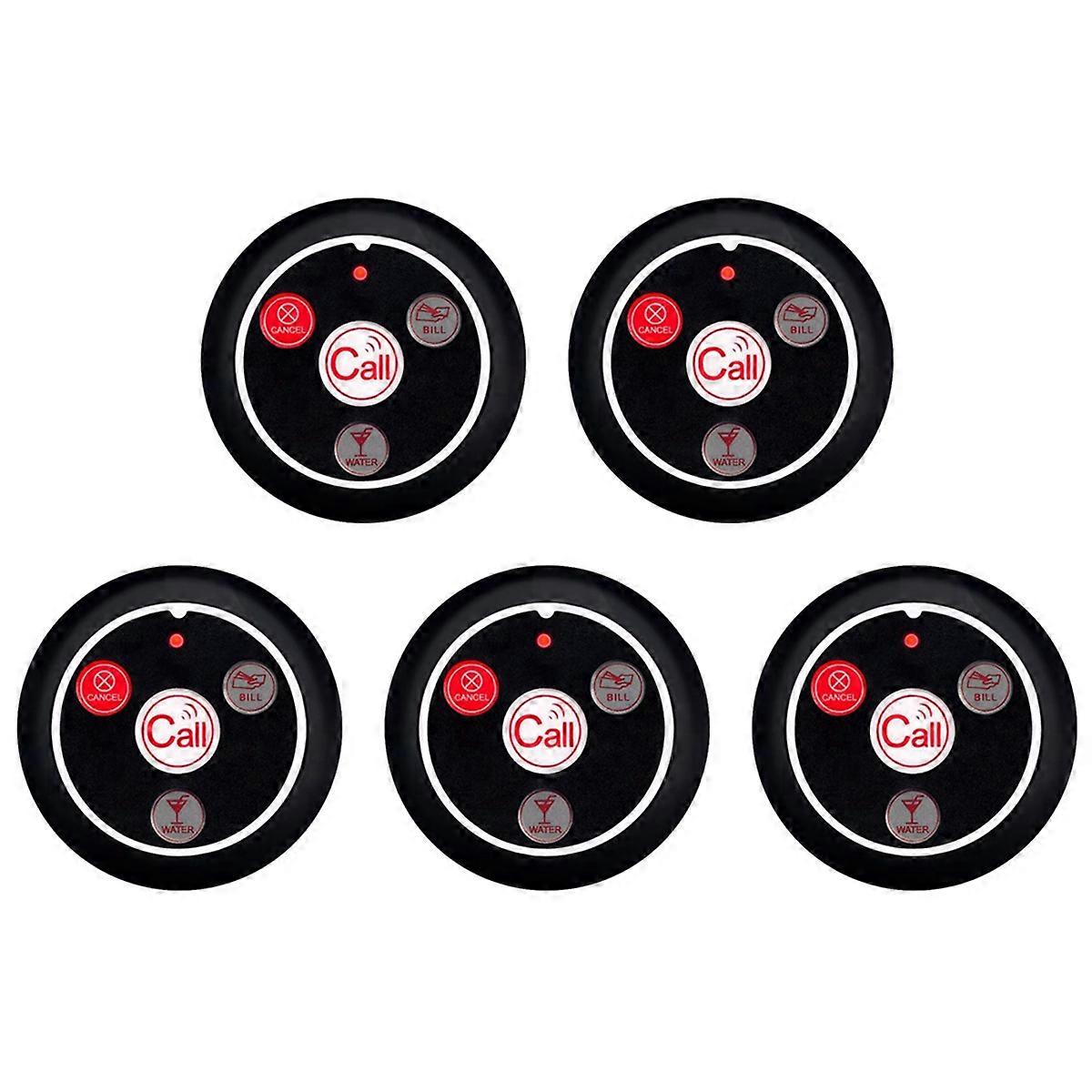 Restaurant Pager Wireless Waiter Transmitter 433MHz Black A