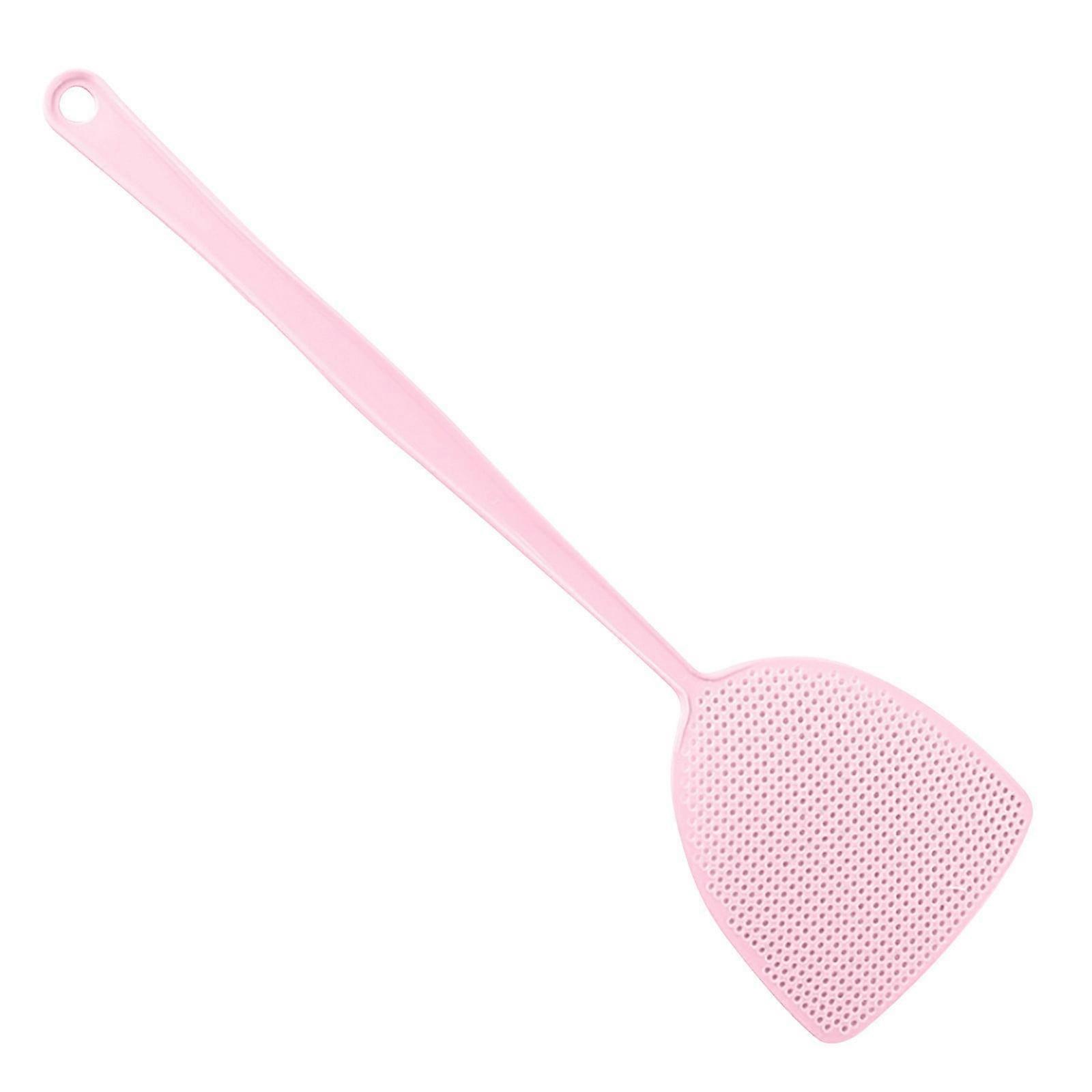 Fly Swatter Set - Strong & Flexible, Colorful Plastic with Long Handle, Indoor/Outdoor Use for Bugs, Mosquitoes, Bees, Spiders, Flies