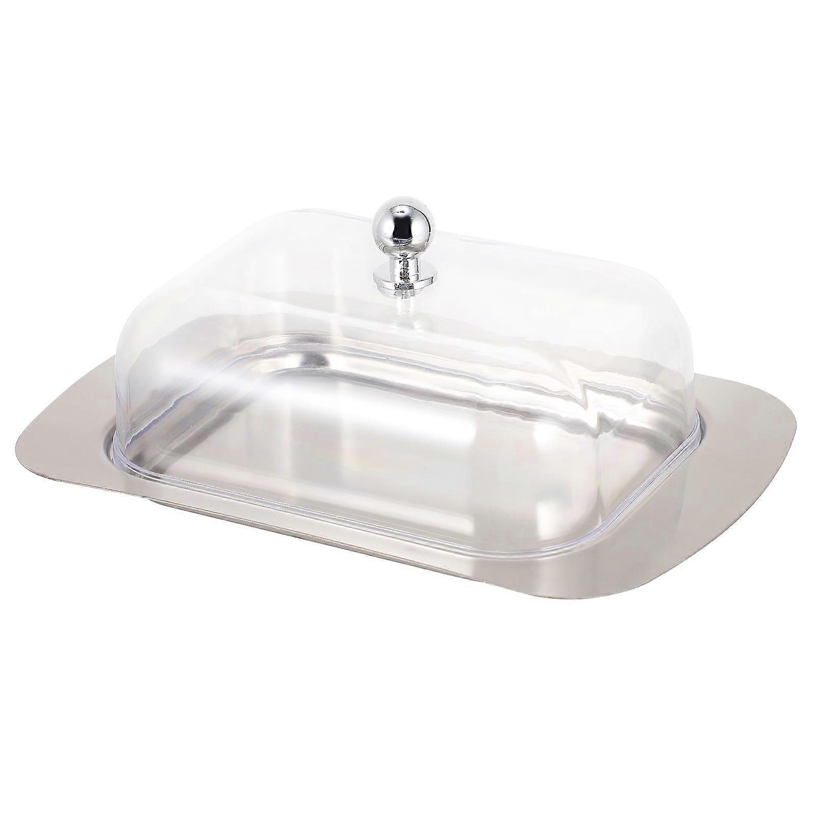 Airtight Butter Dish Rectangular Design Food Odor Prevention 1Set