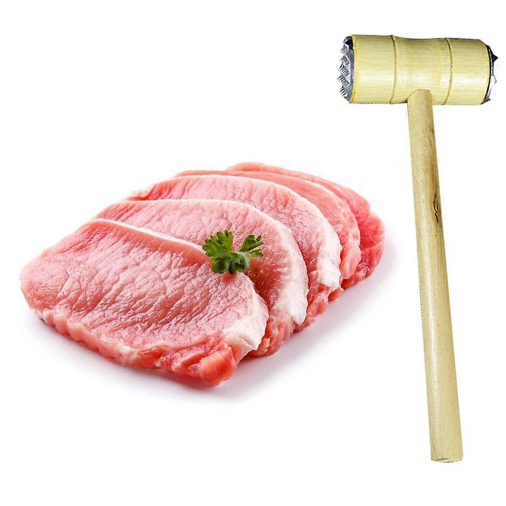 Meat Flattener Hammer Ergonomic Design Kitchen Use 1Pcs