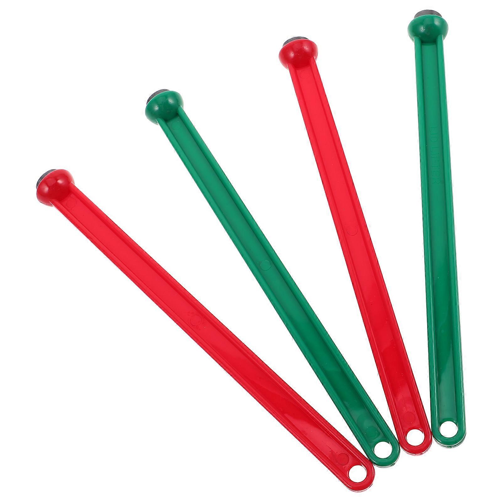 Magnetic Lid Lifting Jar Lifter for Canning Ergonomic Handle Assorted Color 4Pcs