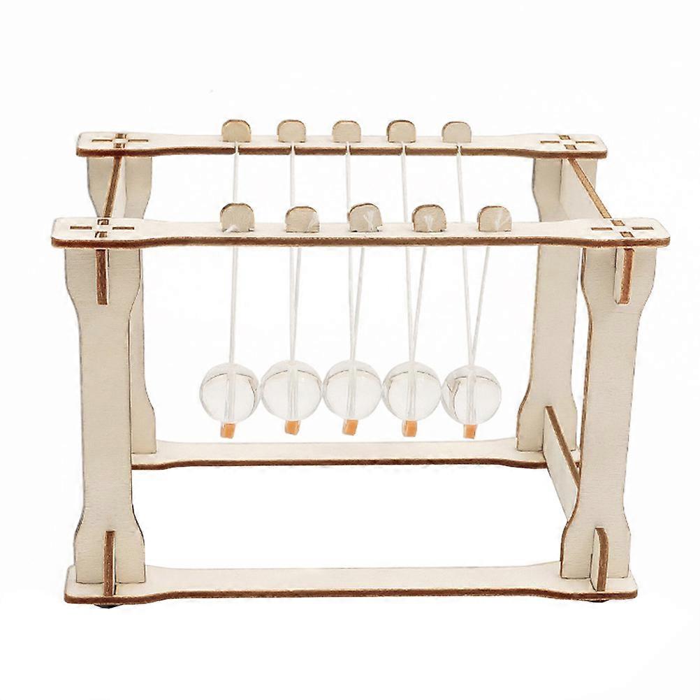 DIY Newton's Cradle Educational Toy for Kids Playing 4Sets Dynamics Experiment Kit