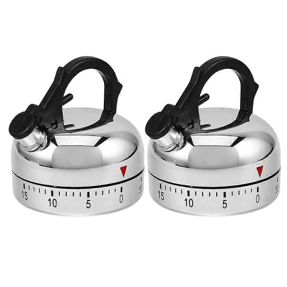 Mechanical Kitchen Timer for Cooking Manual Countdown 4Pcs Set