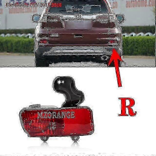 2025 Bumper-mounted tail light for Honda CRV 2015-2016, reflector with stop function