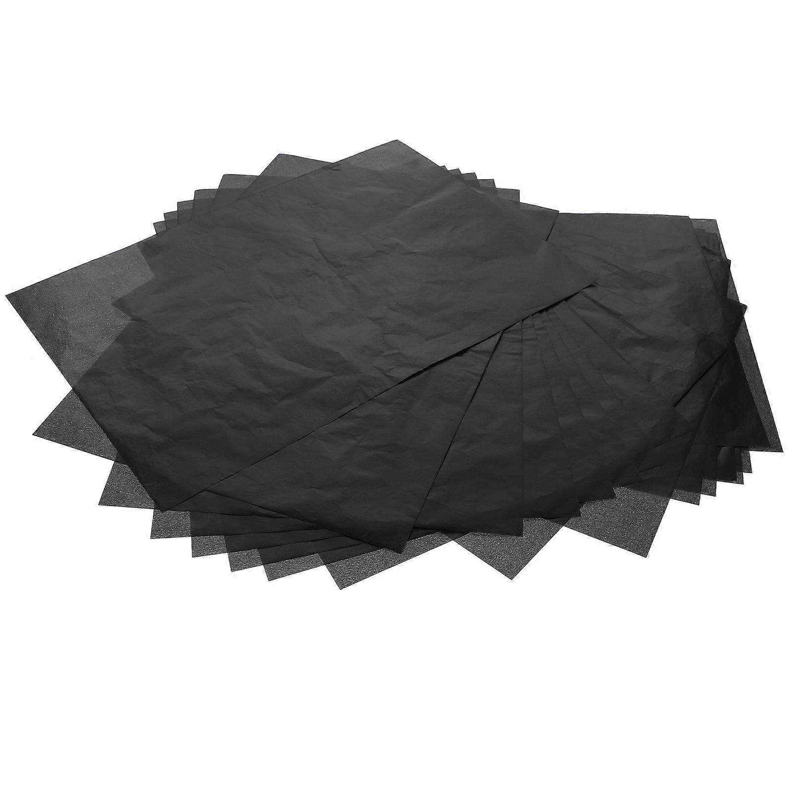 Graphite Painting Paper 50 Sheets For Office Supplies And Art Use 33X23cm Rectangular Black For Craft Projects