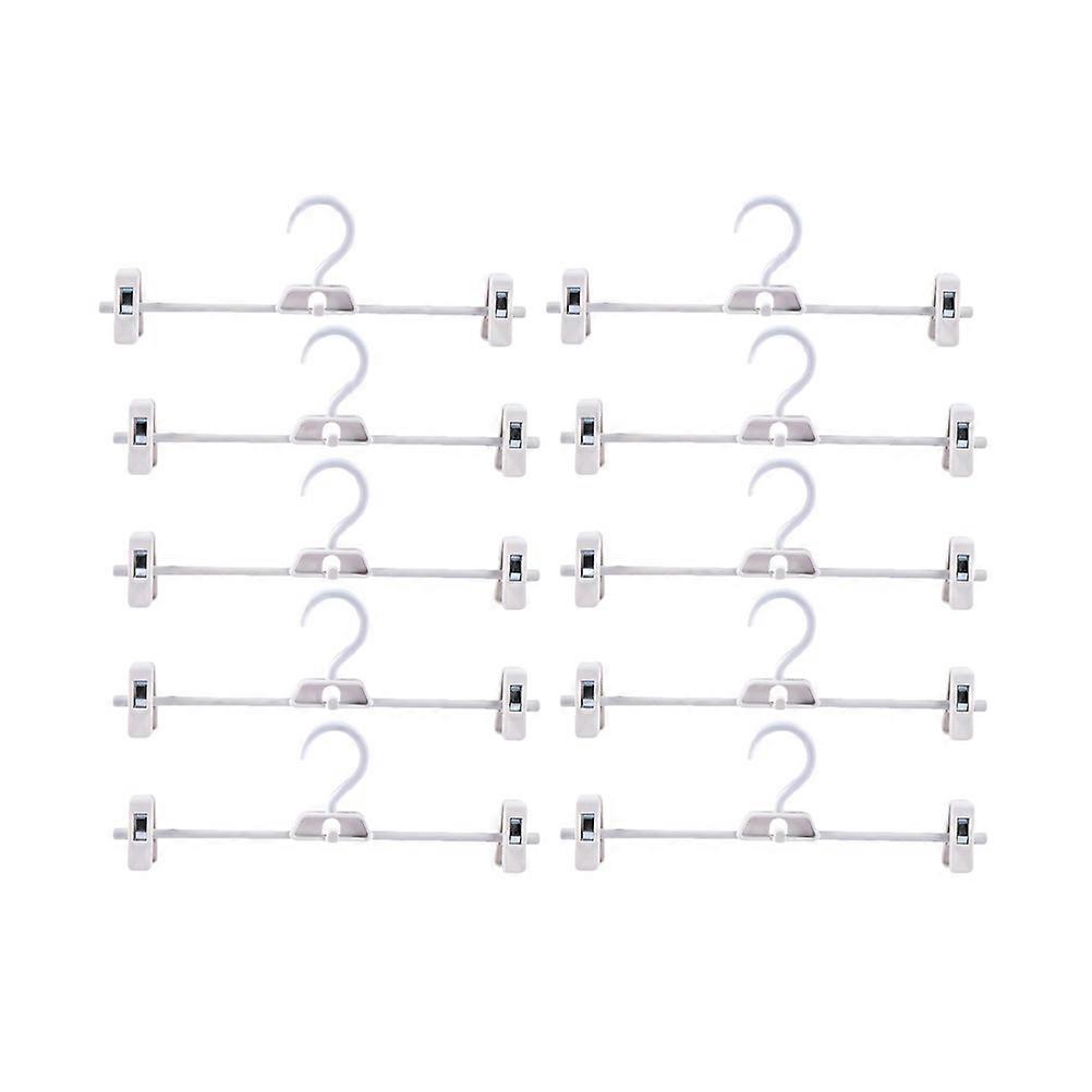 Adjustable Pants Rack Plastic Clip Hanger for 30Pcs Drying