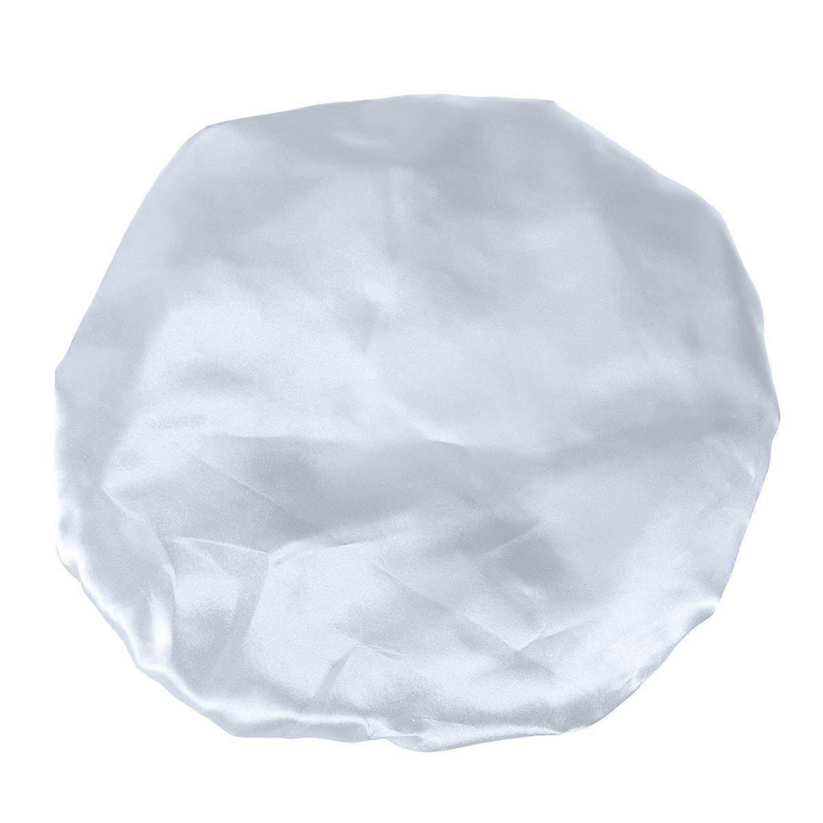 Double Layer Bath Hat Shower Hat for Shower Use 2Pcs White Quality