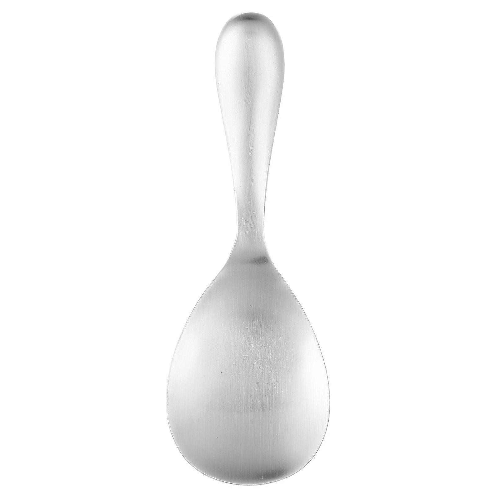 Serving Spoons Stainless Steel for Rice 2Pcs Large Practical Silver Scoop