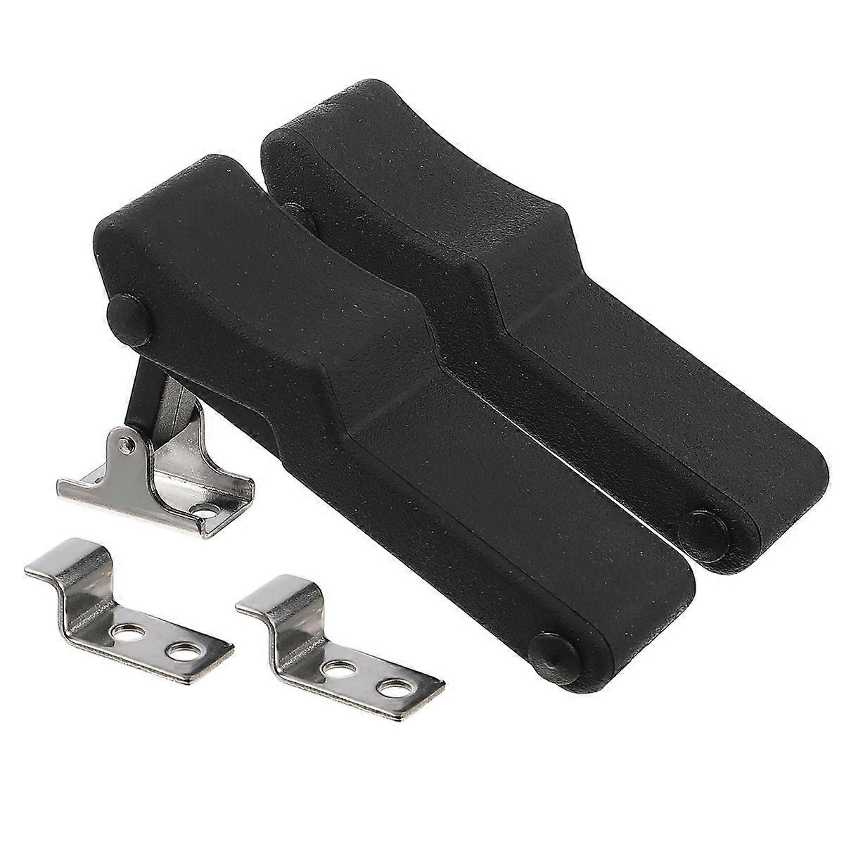 Toggle Latch Concealed Toggle Latch for Buckling 6Pcs Black Durable Clamp