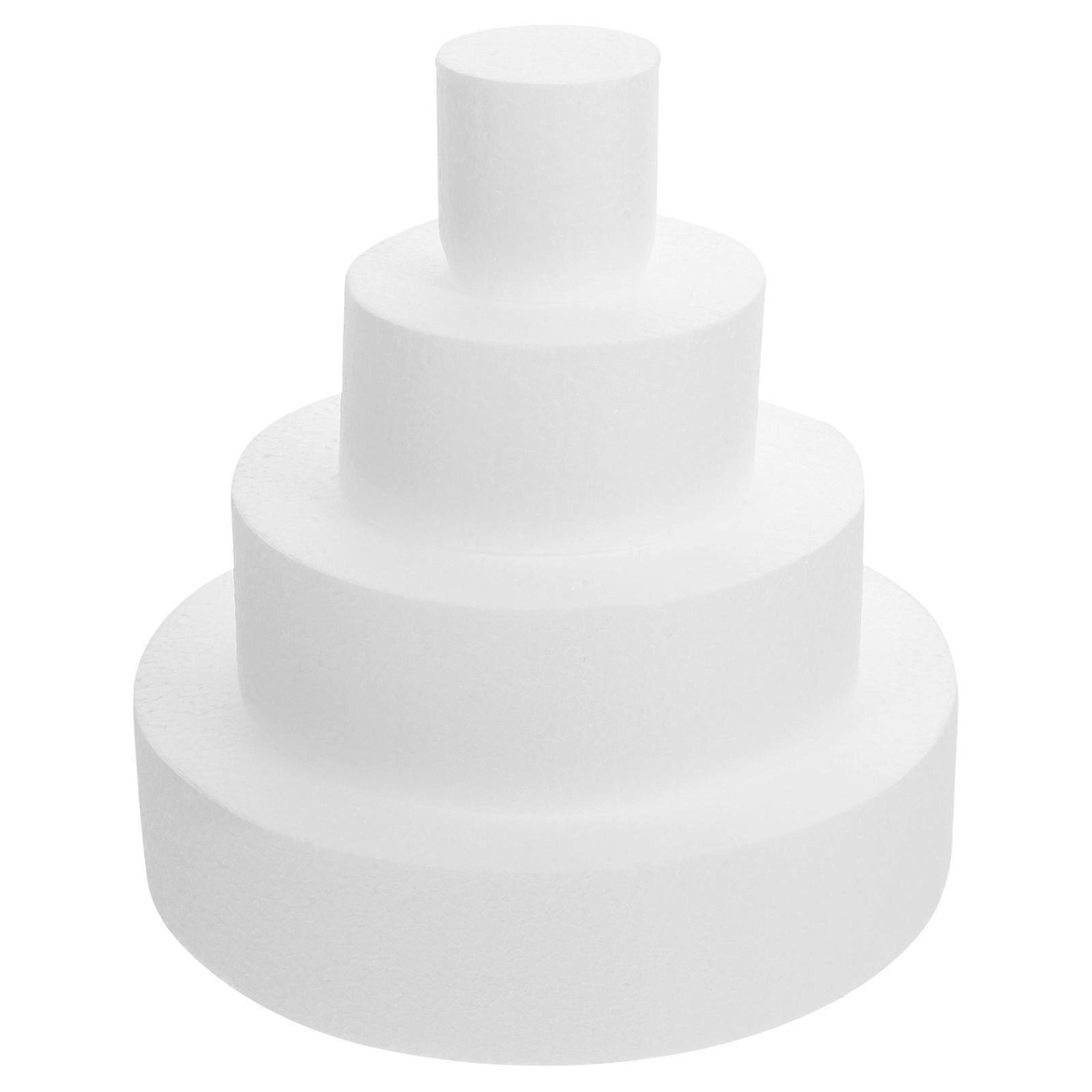 Fake Cake Foam Cake Model for Bakery 12Pcs Reusable Decorating Mold