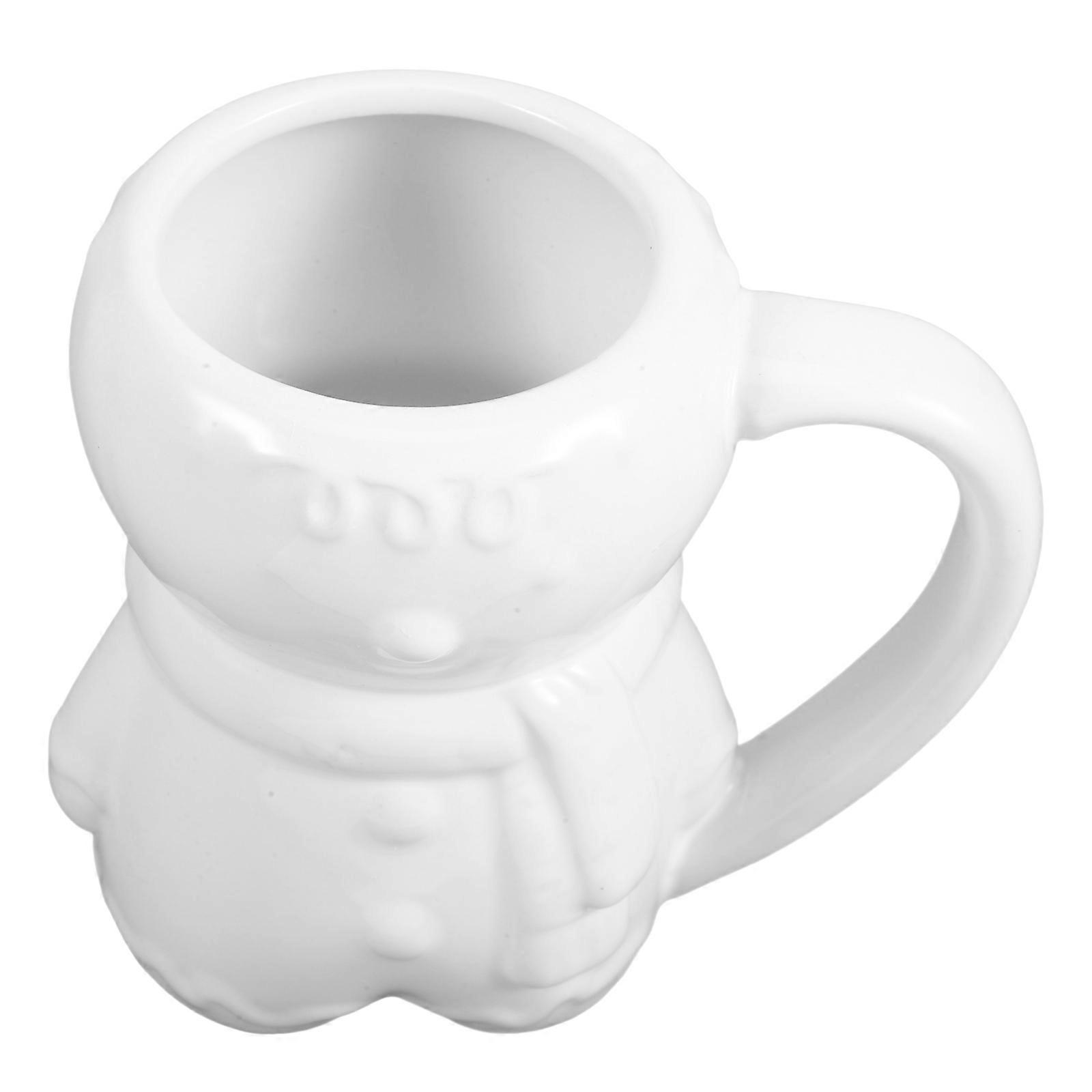 Gingerbread Man Ceramic Cup Coffee Mug for Home 5Pcs Set