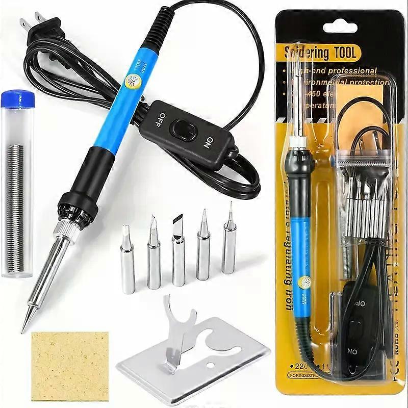 60W Adjustable Temperature Soldering Iron Kit,  Electronics Repair Tools