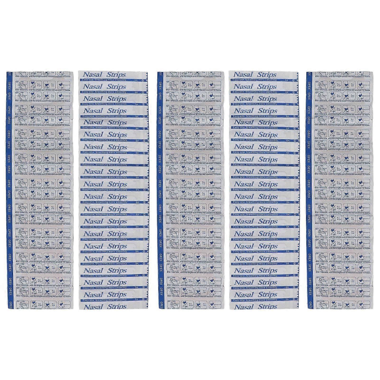 50pcs Nasal Strips Reduce Snoring Improve Sleep Promote Smoothly Breathing Nose Sticker Patches