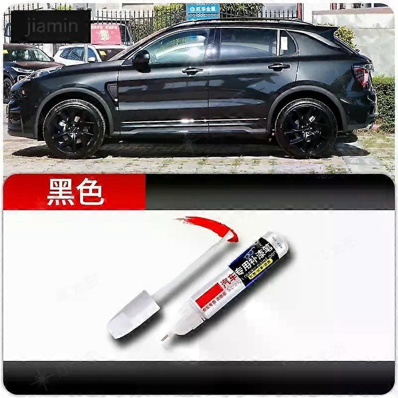 Lot de 2 stylos correcteurs de rayures pour peinture automobile Lynk & Co 01, couleur blanche, pour retouches de peinture noire.