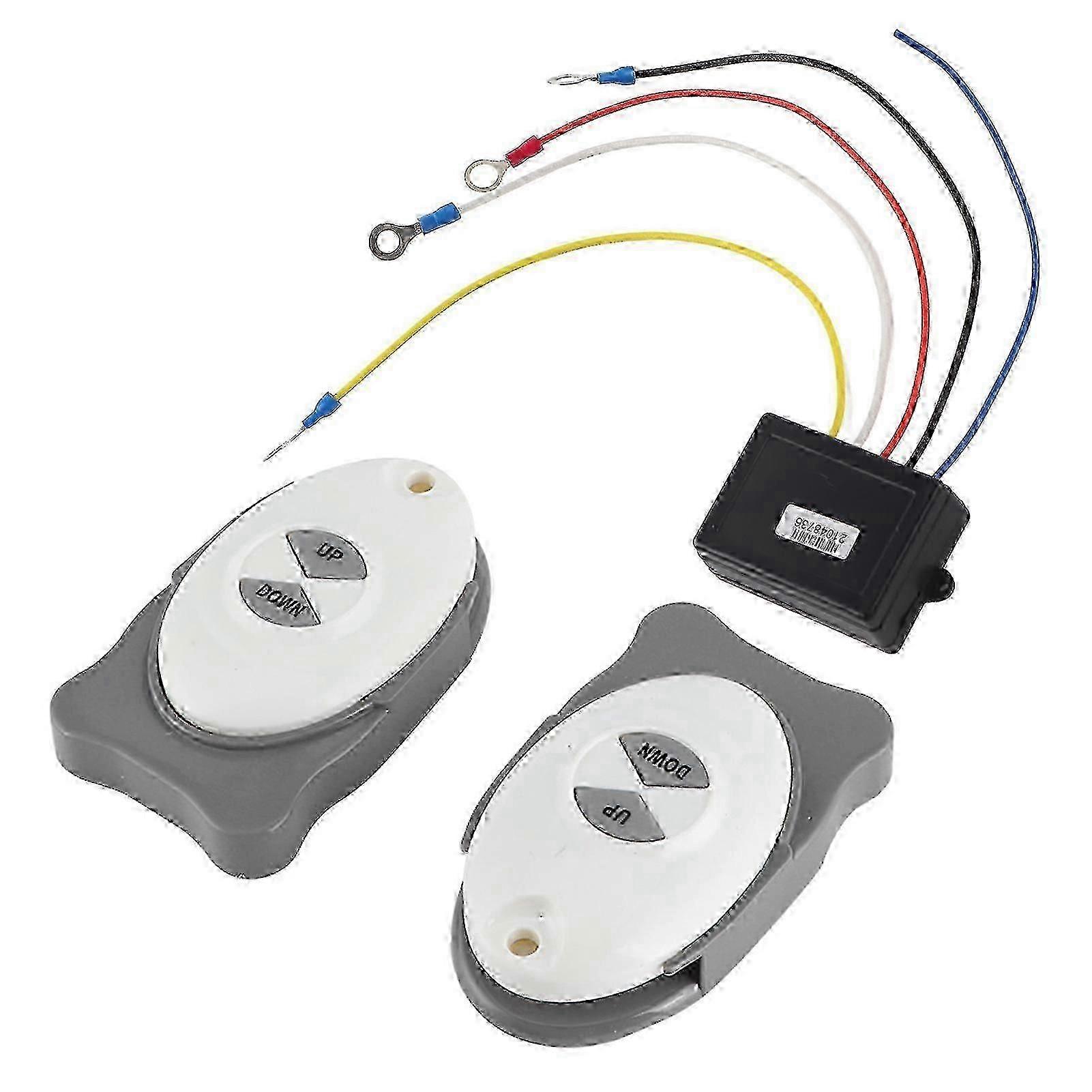 Marine Boat Trim and Tilt Controller with Wireless Switch and Anchor Windlass Remote Model P20250110295