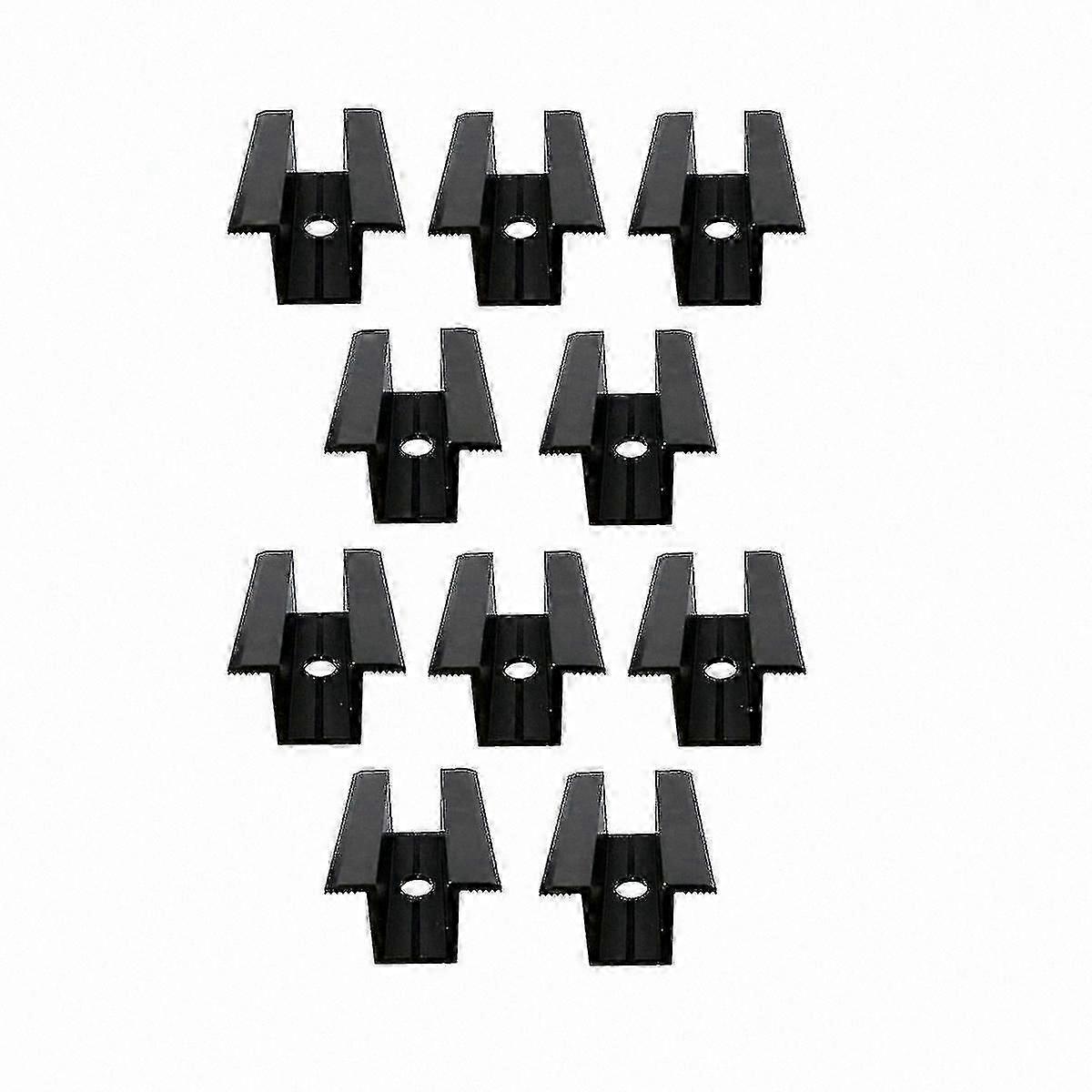 Black Solar Panel Clamps with 10 Supports for Various Frame Sizes-Good