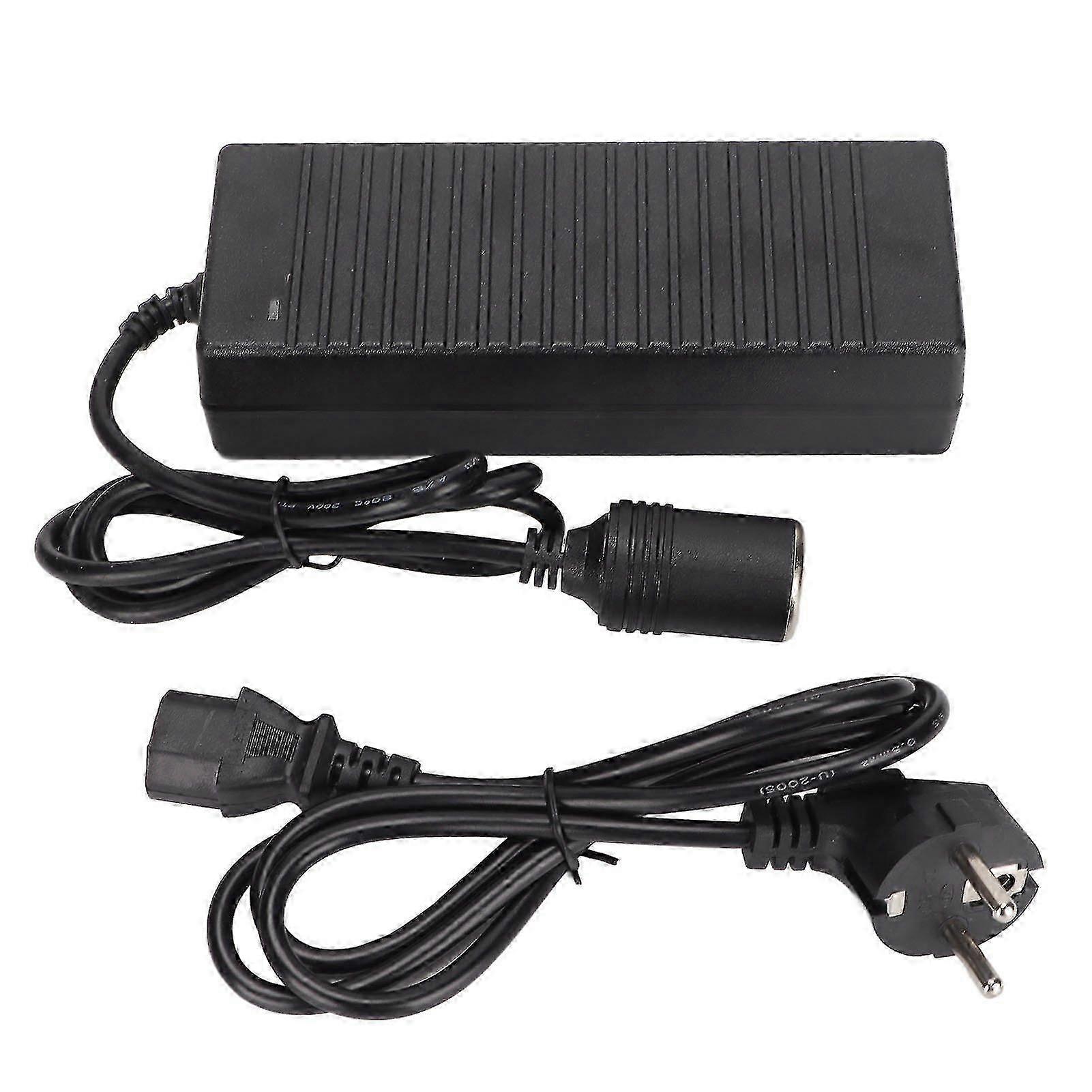 AC to DC Converter 8A 100240V to 12V Car Cigarette Lighter Socket Power Adapter compatible with Car Vacuum Tire Inflator EU Plug-YM