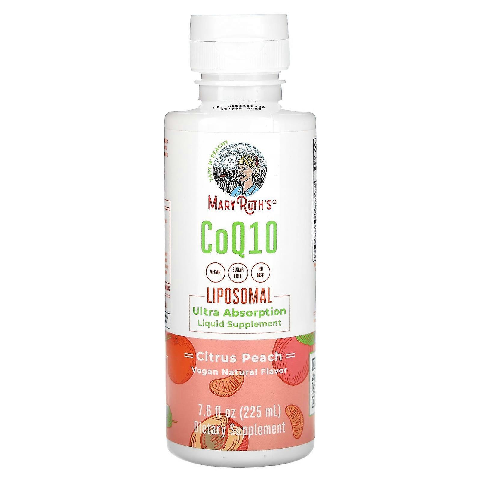 CoQ10 Liposomal, Citrus Peach, 7.6 fl oz (225 ml)