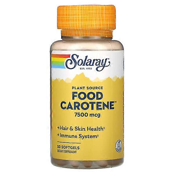 Solaray, Plant Source Food Carotene, 50 Softgels