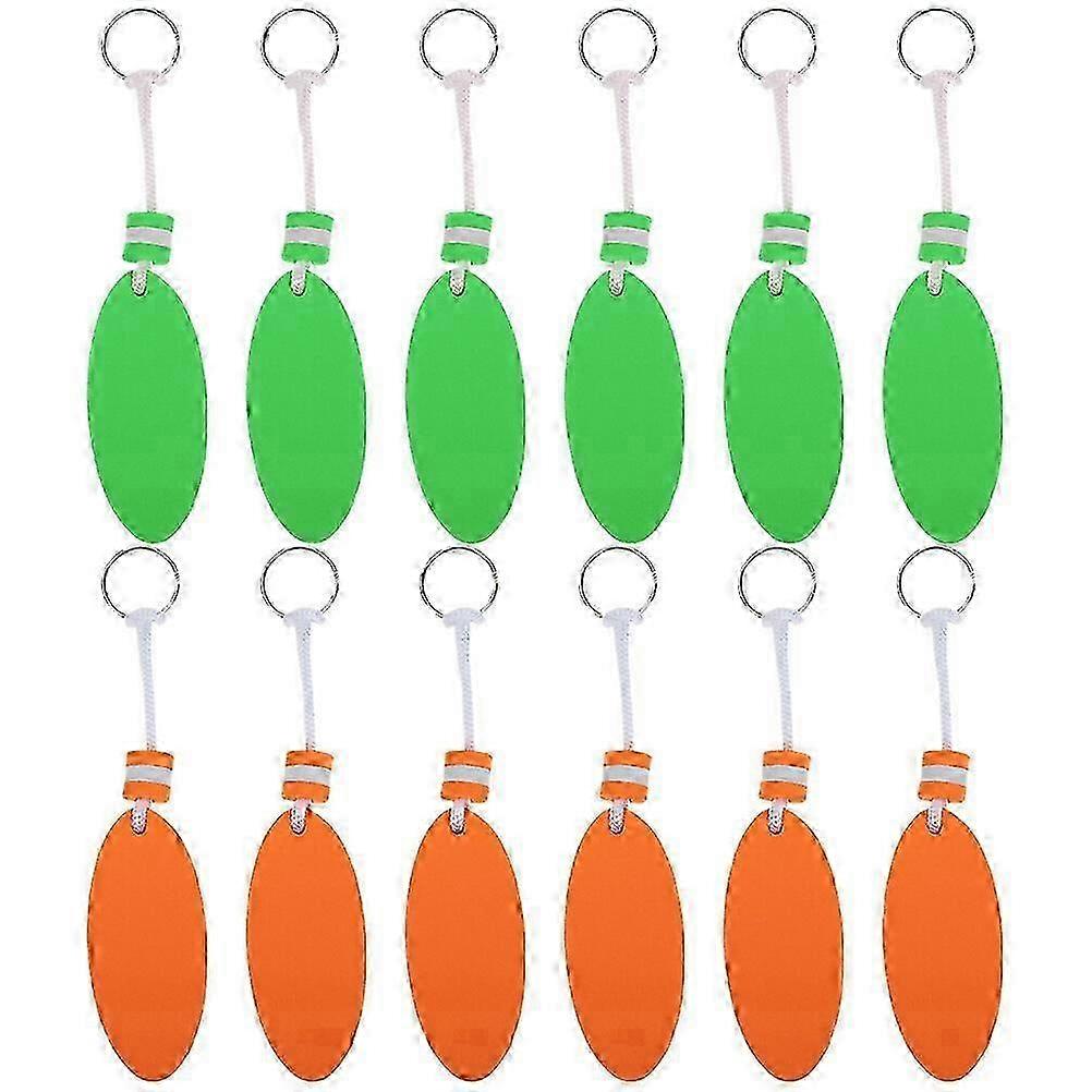 12pcs Floating Key Chains Surfboard Keychains Floating Keychains Keys Pendants