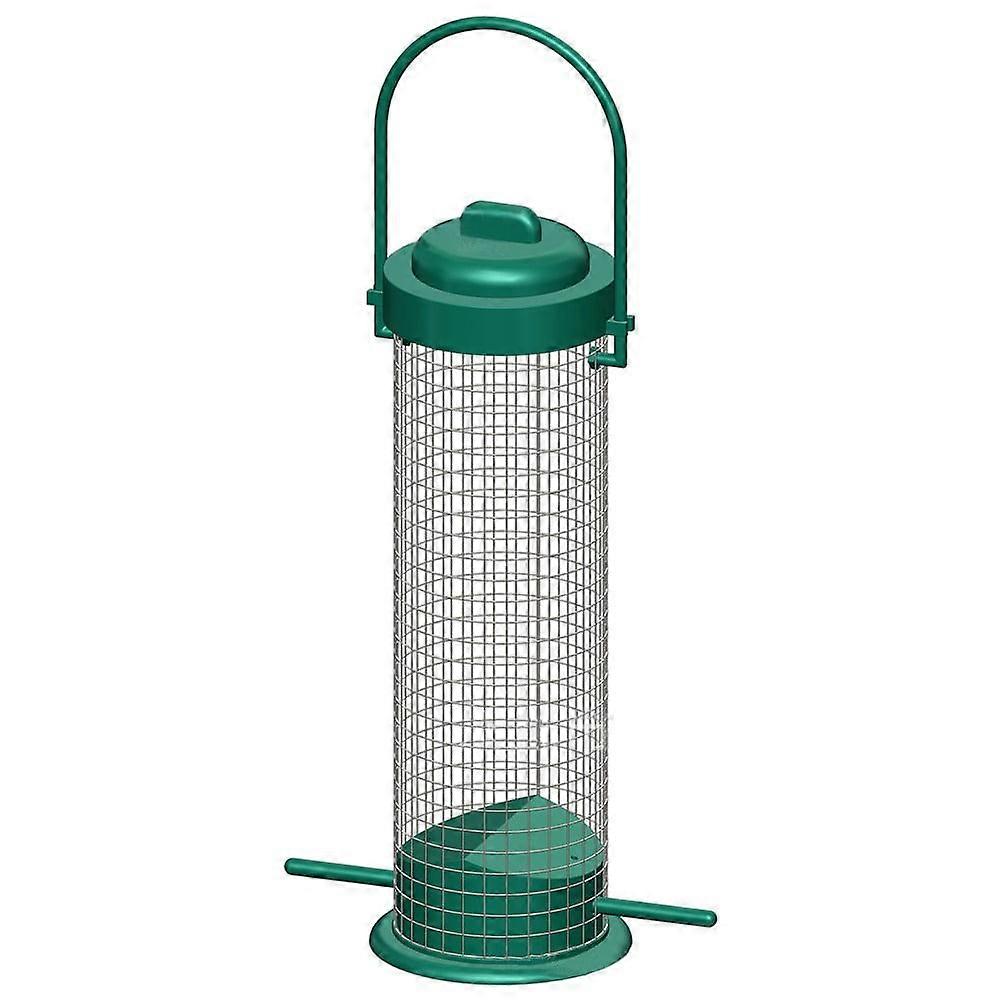 Outdoor Eisengitter Vogelfutter Hängendes automatisches Vogelfutter Metall Vogelfutter