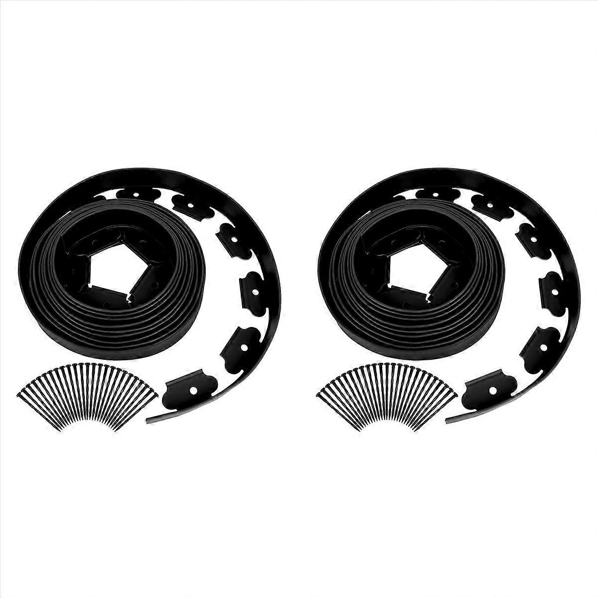 Landscape Edging, 16.4FT Garden Edging with 15 Stakes, for Yard