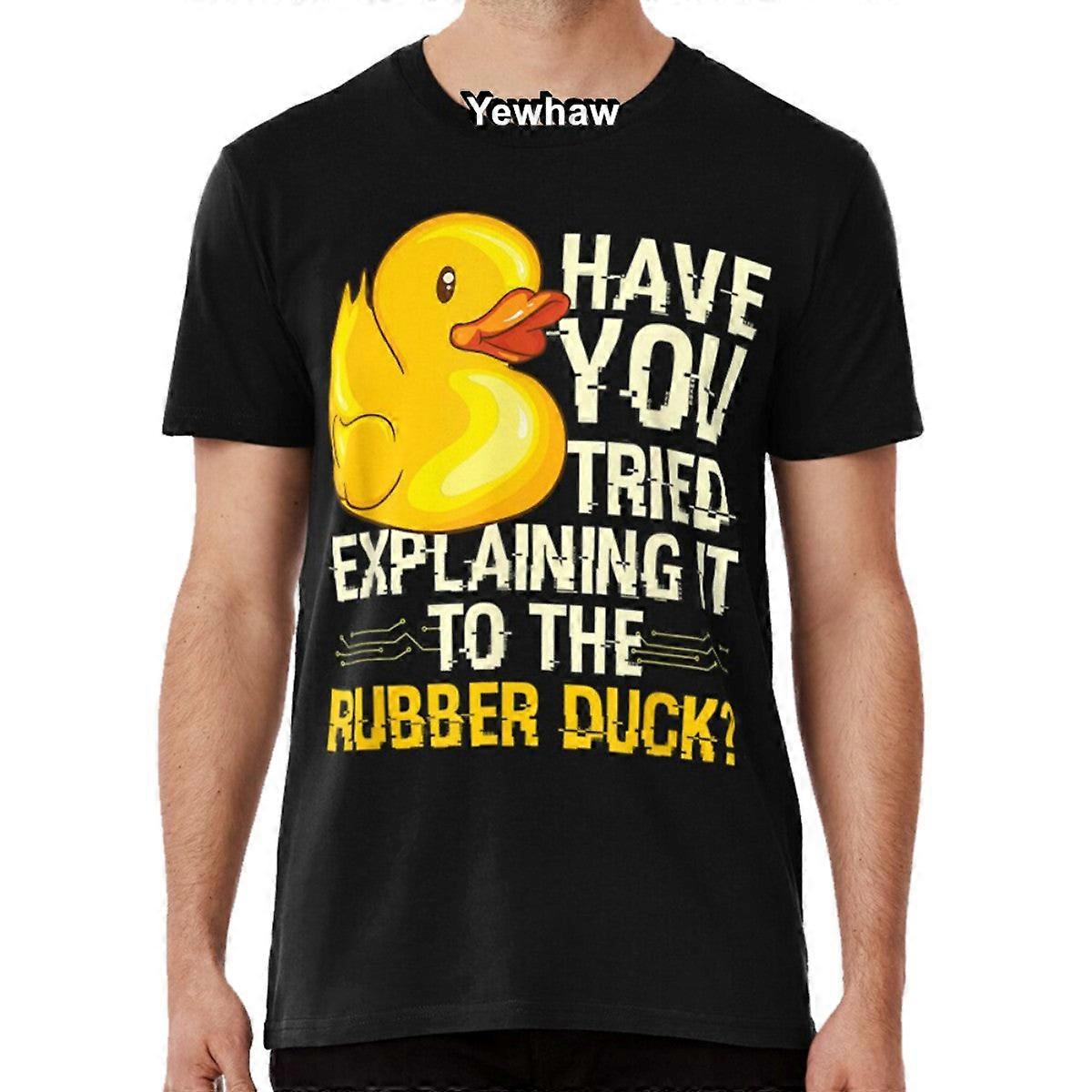 Rubber Duck Debugging Funny Programmer Gift Designhat T-shirt Occupations Programming Coder Coding