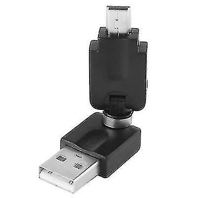 Computer Accessory Sets Usb 2.0 Am To Mini Usb 360 Degree Swivel Adapter Black
