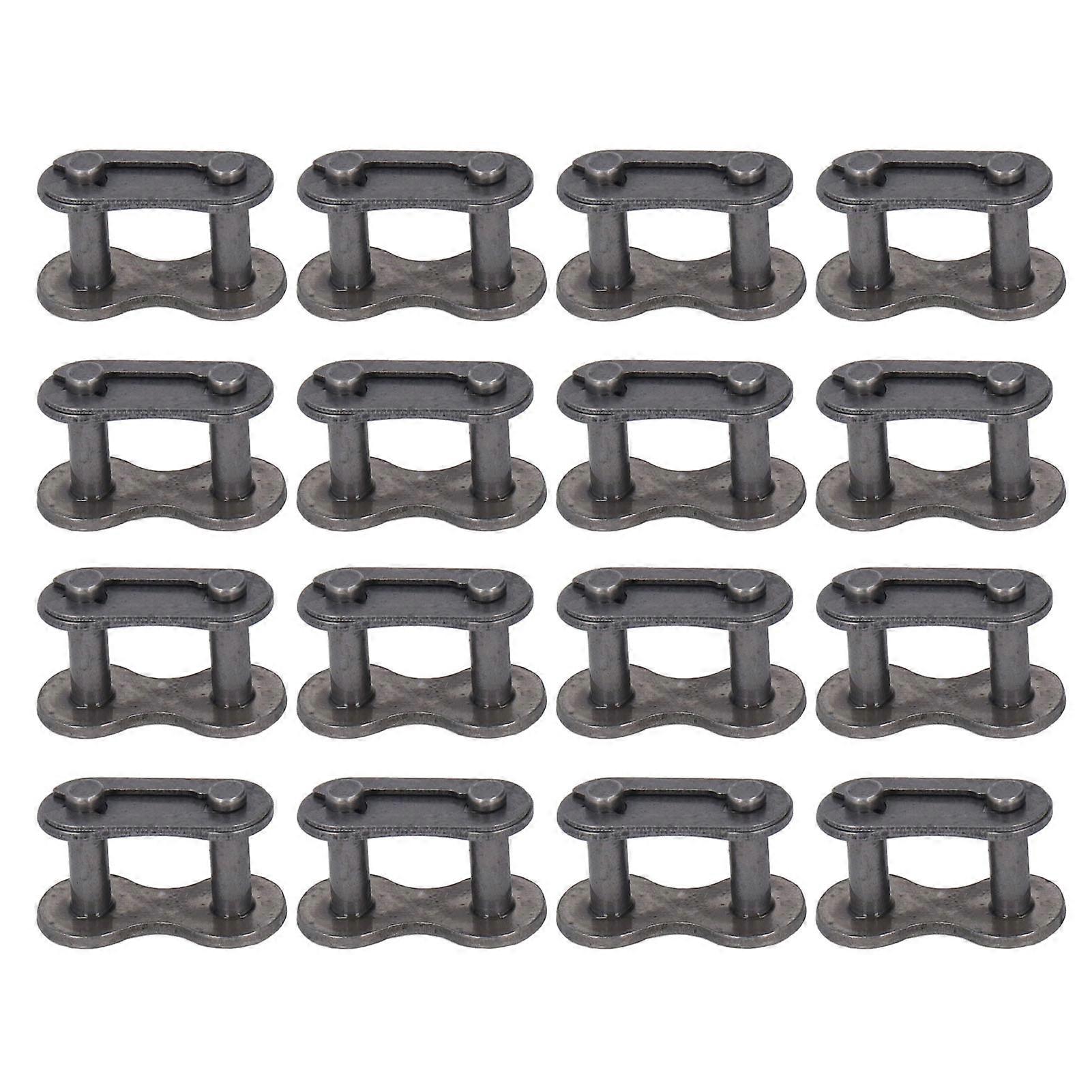 16Pcs Chain Joint Set Roller Hard Reusable Chain Connecting Links Kit for Baja Bikes and Motorcycles