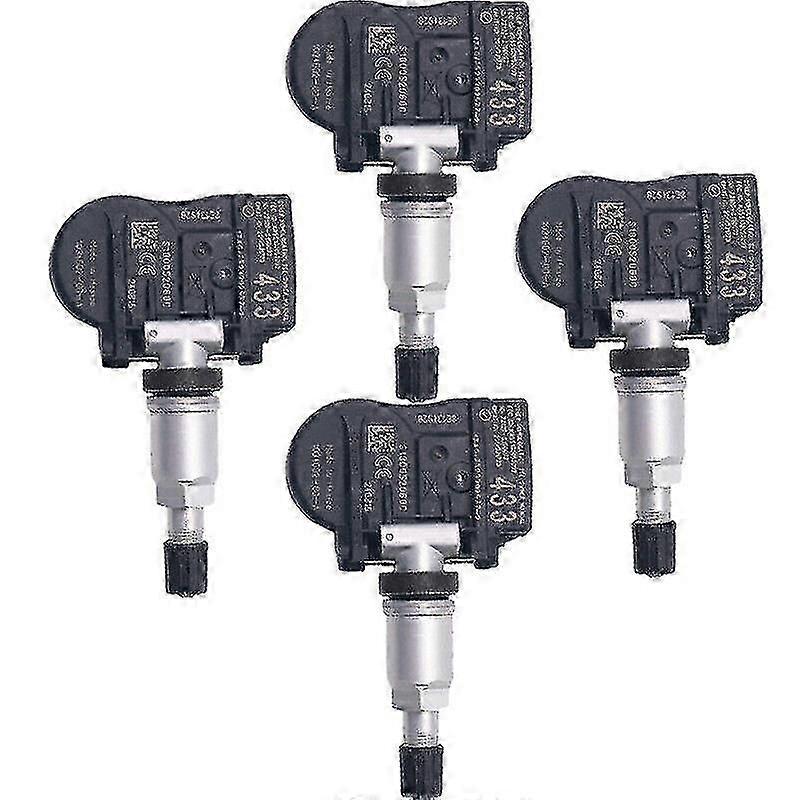 1 Set Of 4 Tpms 433mhz Tire Pressure Sensors For Model S Model X Model 3 1034602-00-a 103460200a