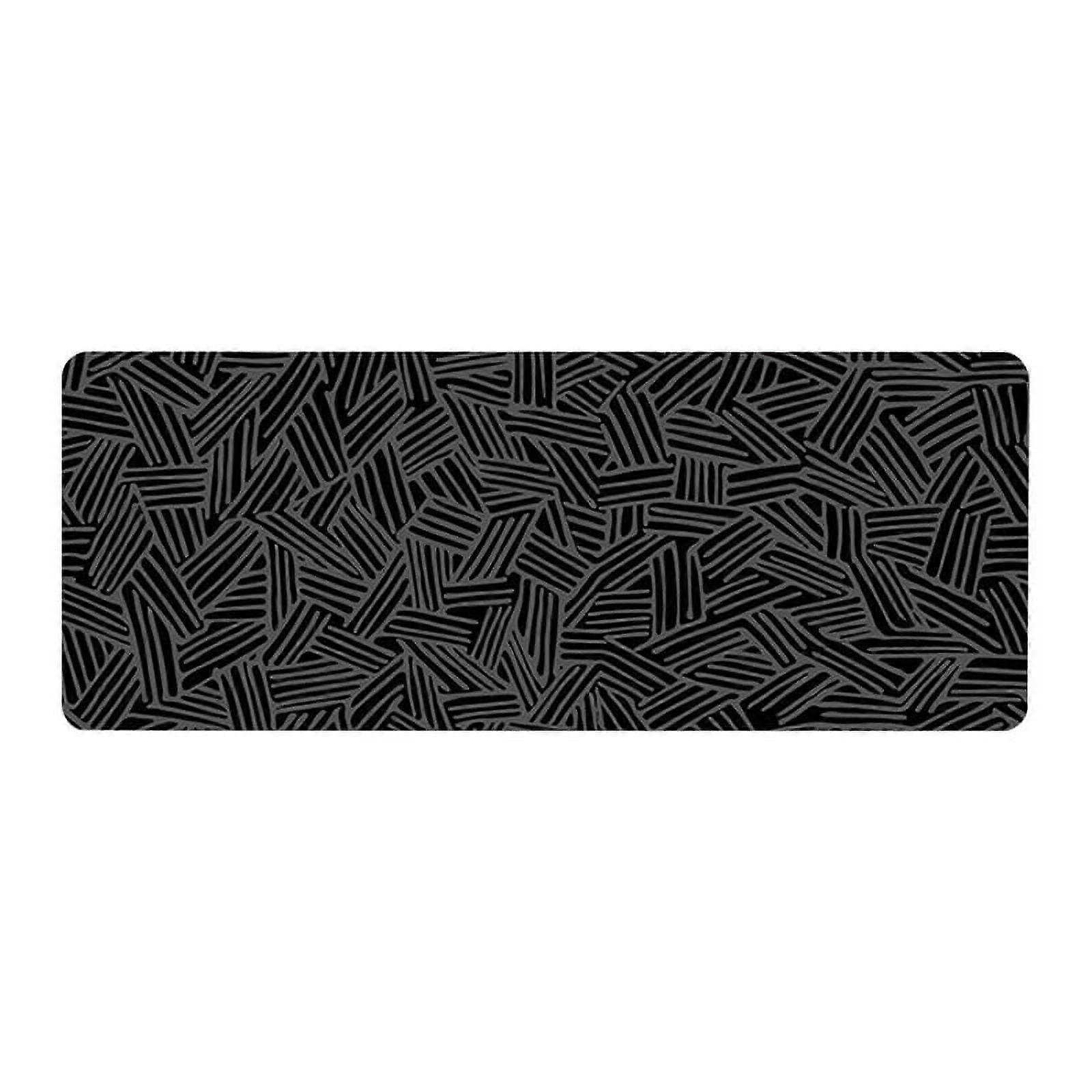 Topographic Contour Extended Big Mouse Pad with 2mm Non- Computer Keyboard Mouse Mat Mousepad 11.8X31.5Inch