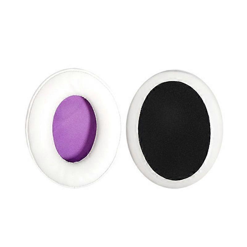 2 PCS Ear Pad Leather Case, Colour: Lambskin White Lambskin White