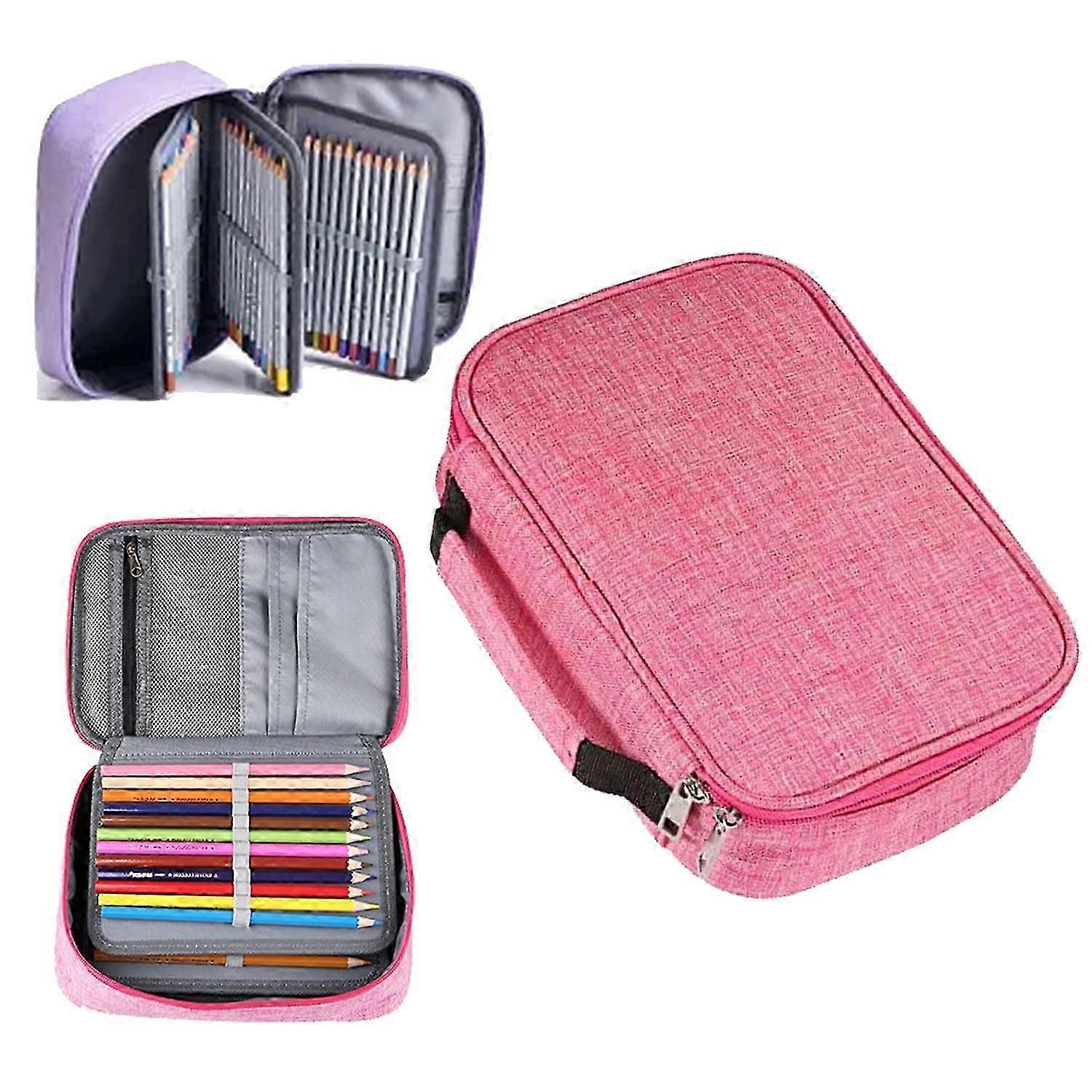 Sketch Brush Pencil Bag 72 Slot Portable Art Supply Organizer