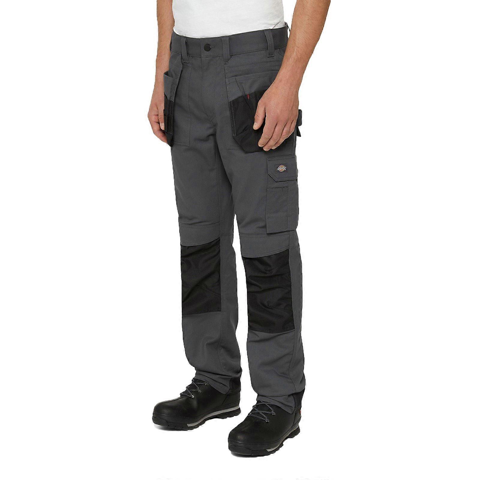Dickies Multi Pocket Utility Polyester Men's Grey Work Trousers