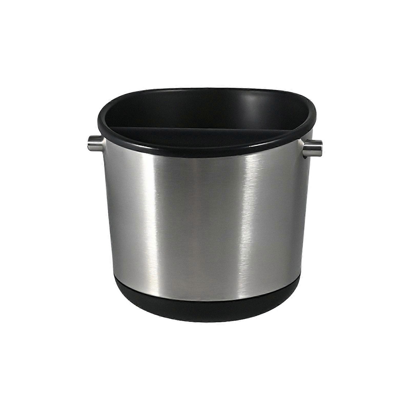 Universal Coffee Grounds Bin Stainless Steel Knock Box Removable Parts Perforated Base Quick Drying Strong Espresso Machine Companion Multicolor