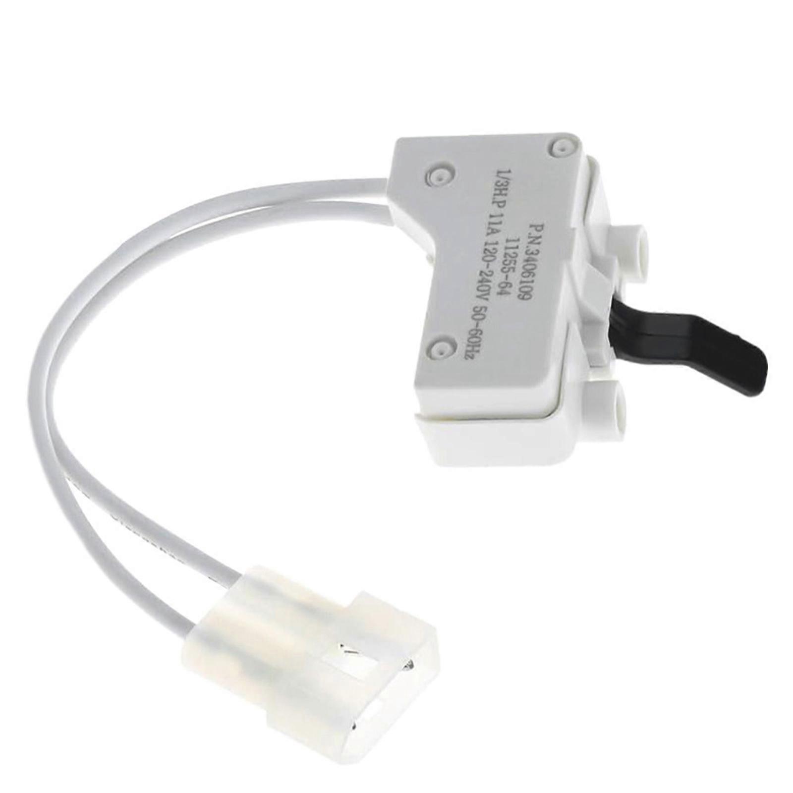 High Execution Dryer Washing Machine Lid Exchange 3406109 Plastic Replacement Component For Efficient Procedure Multicolor