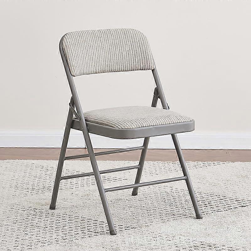 Folding Chairs Set with Steel Frame and Indoor Table for Living Room, Office, Dining, Parties