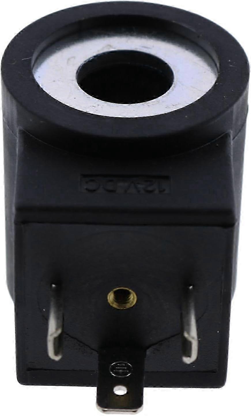 12V DC 1/2' Solenoid Valve Coil 6306012 compatible with Hydraforce 3 Prong DIN Connector 08 Series