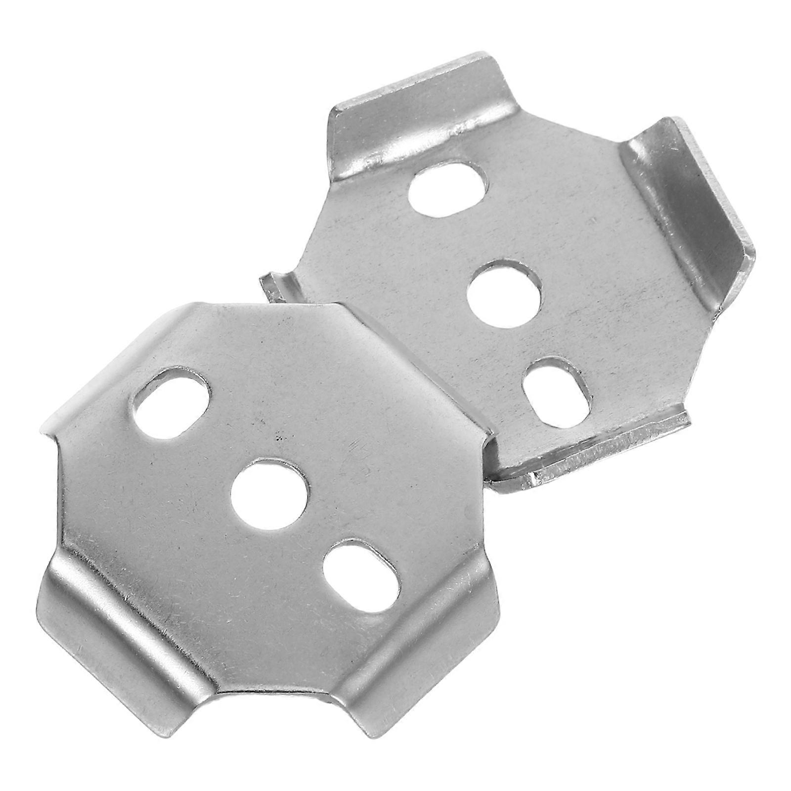 Silver Bathroom Towel Bar Replacement Parts for Mounting 2Pcs Hardware